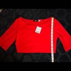 Urban outfitters long sleeve crop top